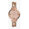 Horlogeband Fossil ES4473 Roestvrij staal (RVS) Rosé 14mm